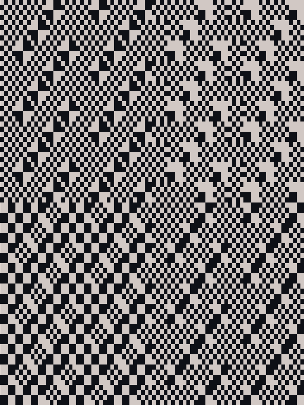 Pattern consisting of different sized rectangles